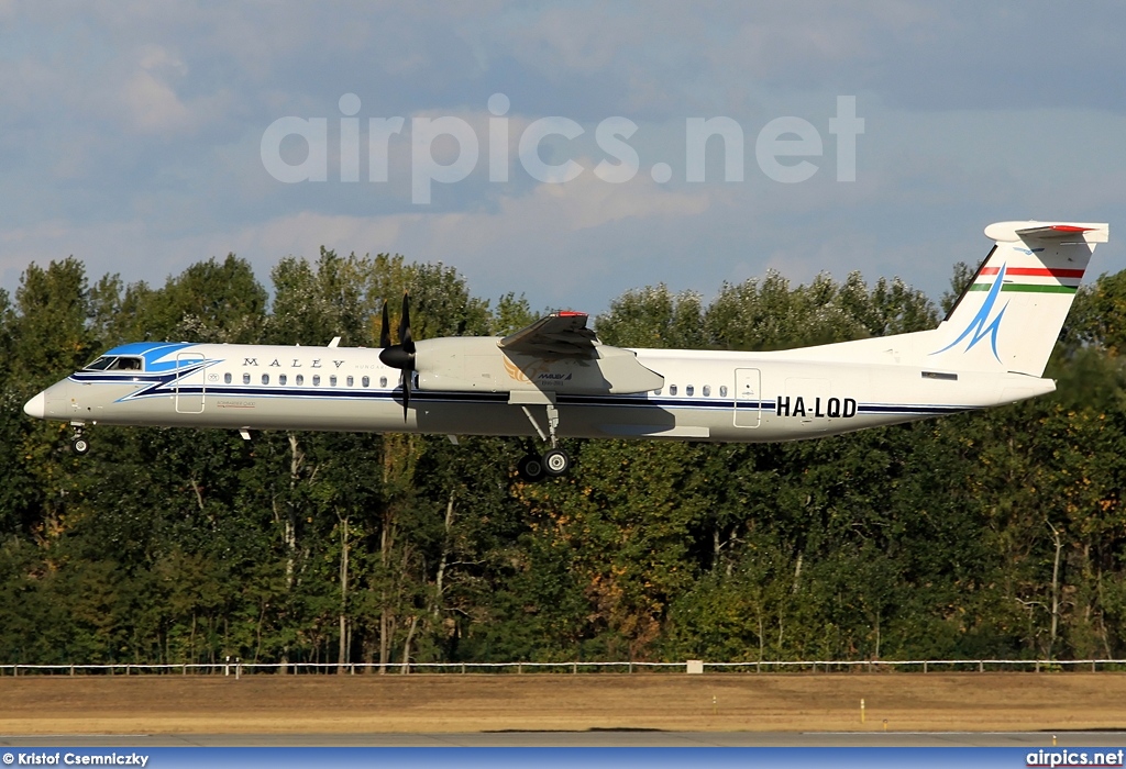 HA-LQD, De Havilland Canada DHC-8-400Q Dash 8, MALEV Hungarian Airlines