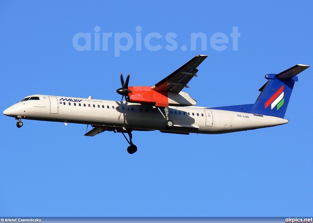 HA-LQD, De Havilland Canada DHC-8-400Q Dash 8, MALEV Hungarian Airlines