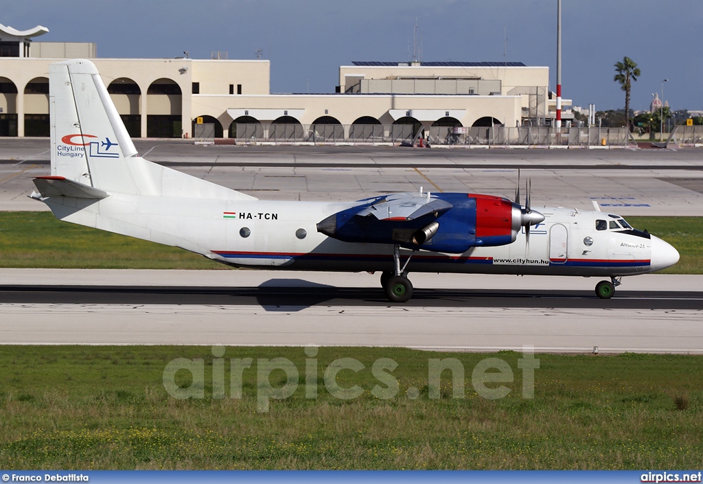 HA-TCN, Antonov An-26, CityLine Hungary