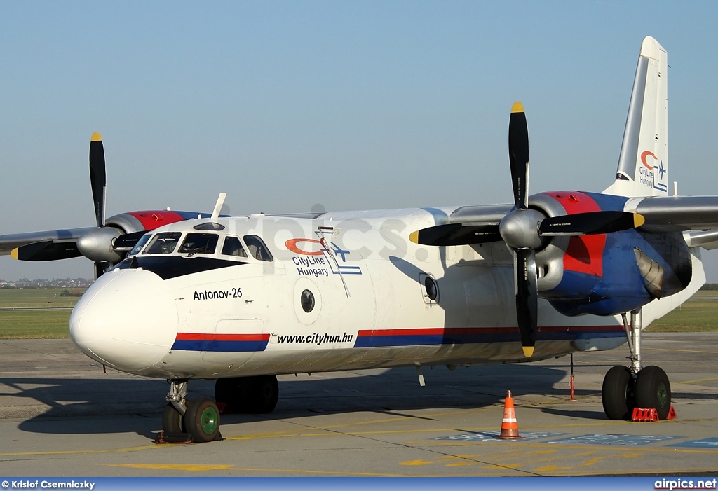 HA-TCN, Antonov An-26, CityLine Hungary