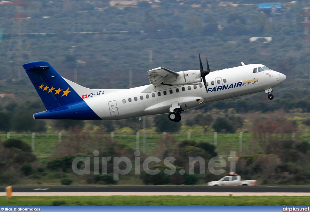 HB-AFD, ATR 42-300, Farnair Europe