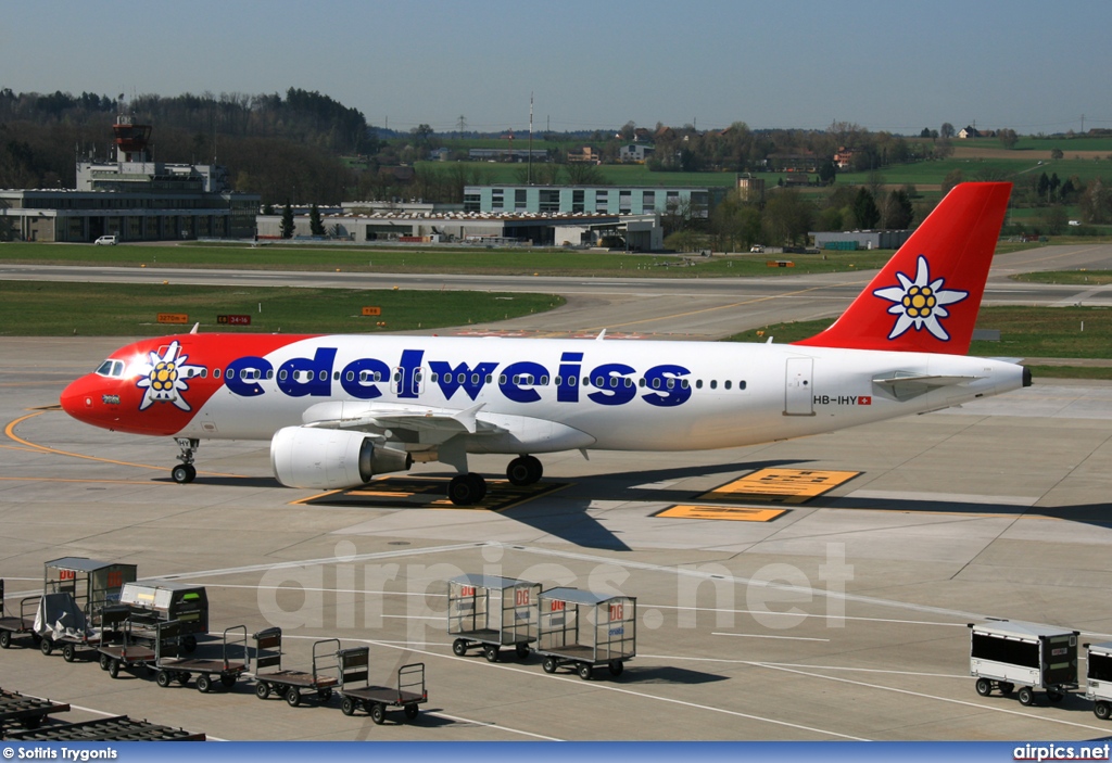 HB-IHY, Airbus A320-200, Edelweiss Air