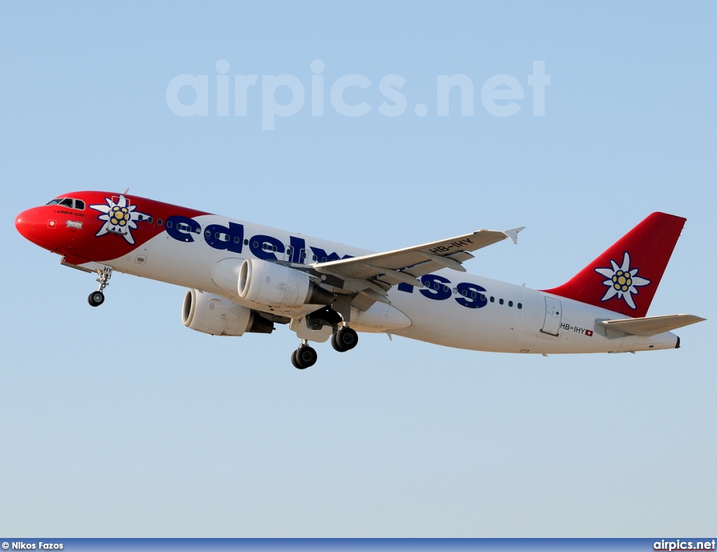 HB-IHY, Airbus A320-200, Edelweiss Air