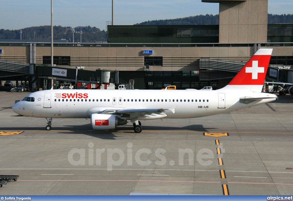 HB-IJS, Airbus A320-200, Swiss International Air Lines