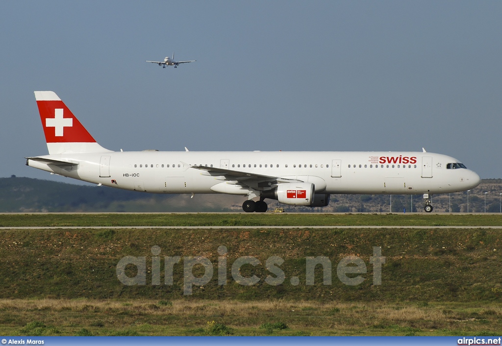 HB-IOC, Airbus A321-100, Swiss International Air Lines