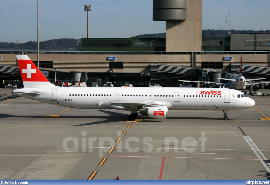 HB-IOD, Airbus A321-200, Swiss International Air Lines