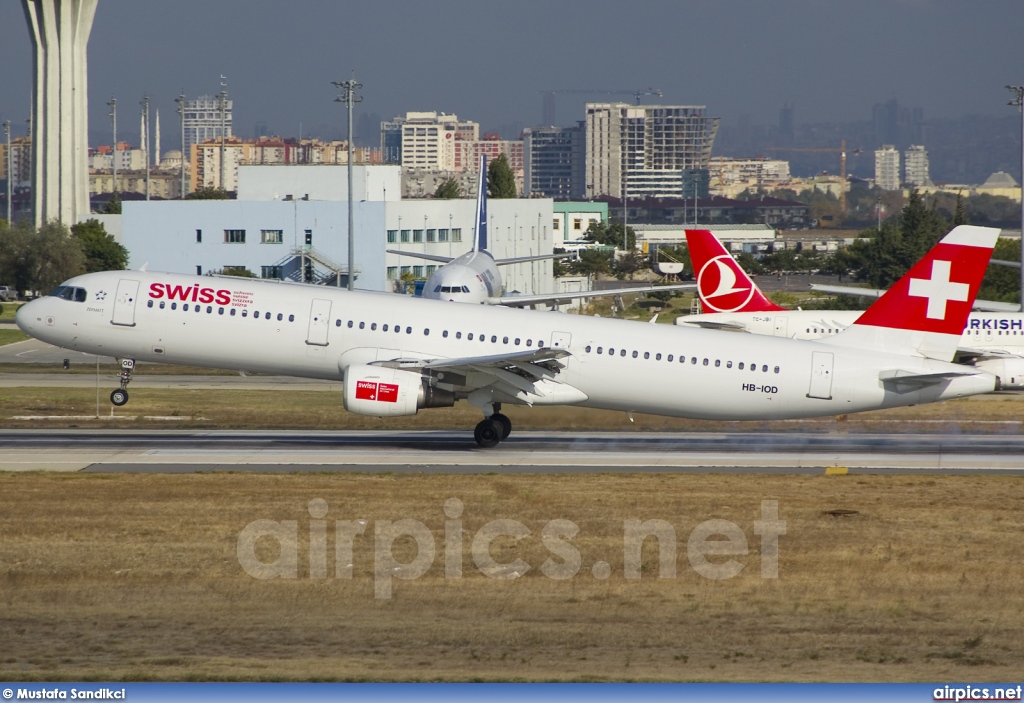 HB-IOD, Airbus A321-200, Swiss International Air Lines