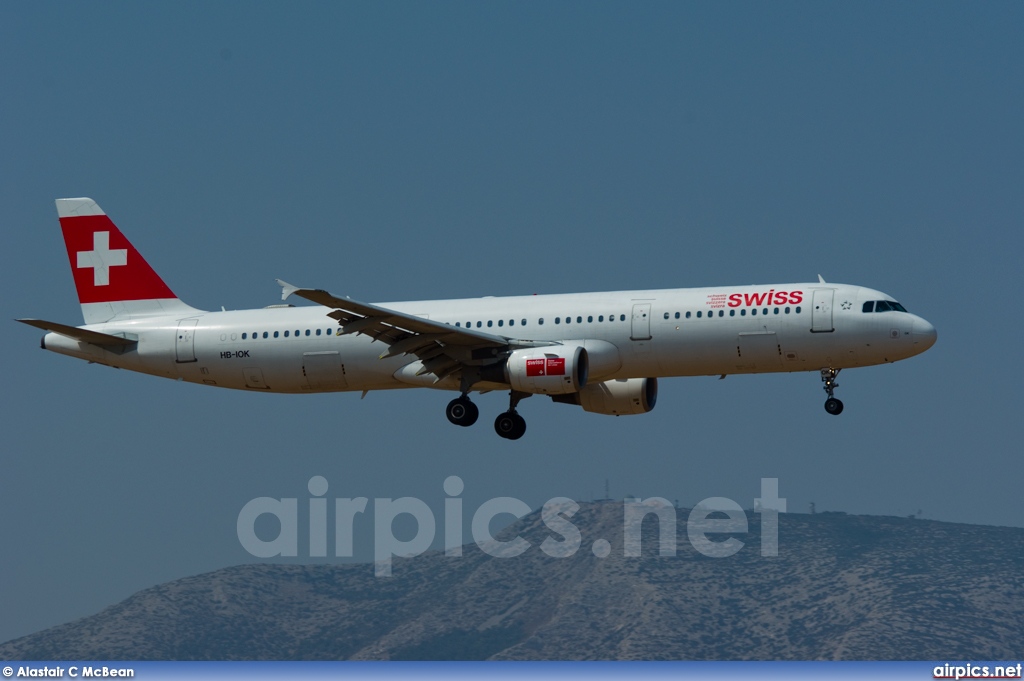 HB-IOK, Airbus A321-100, Swiss International Air Lines