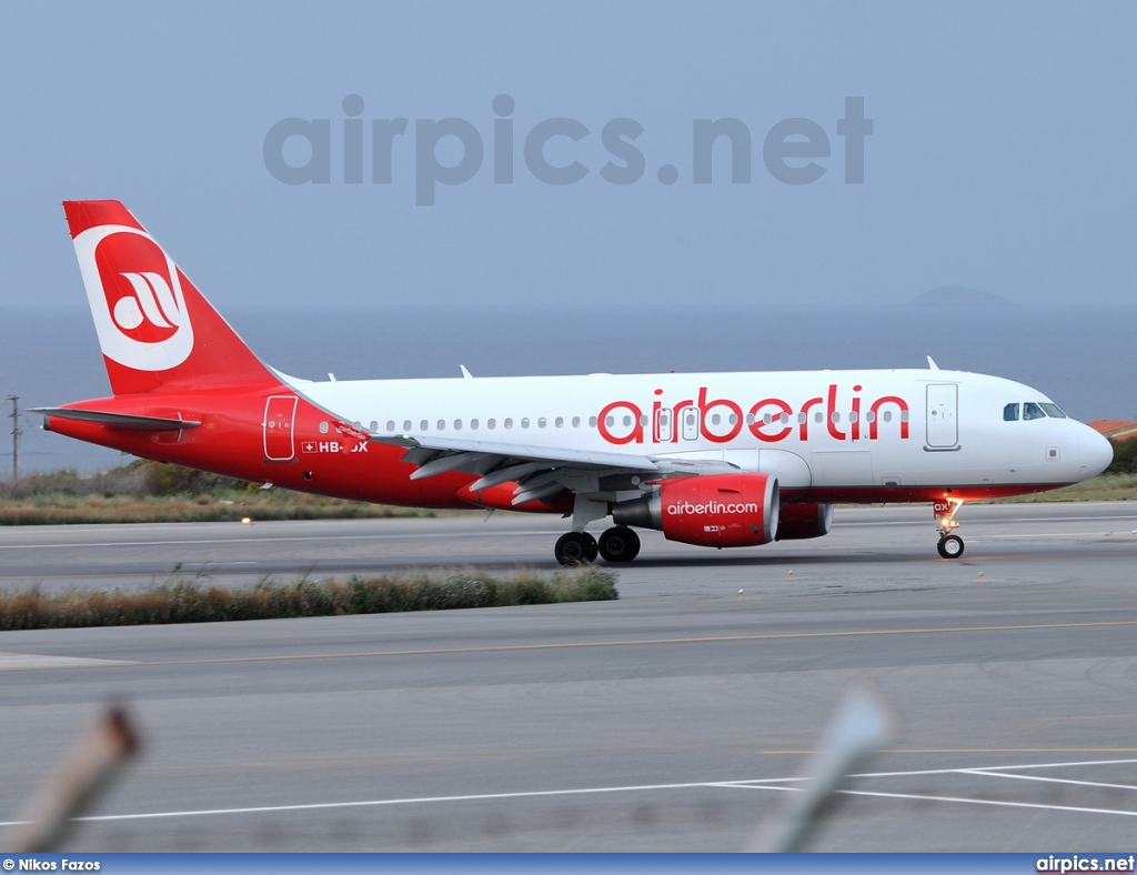 HB-IOX, Airbus A319-100, Air Berlin