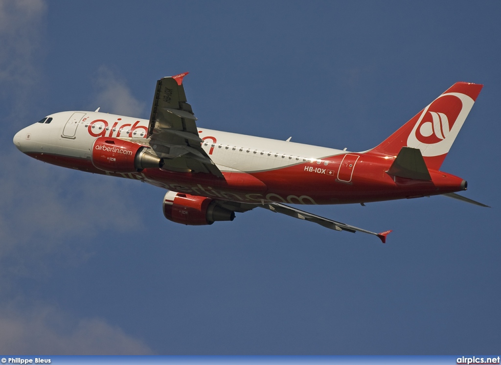 HB-IOX, Airbus A319-100, Air Berlin