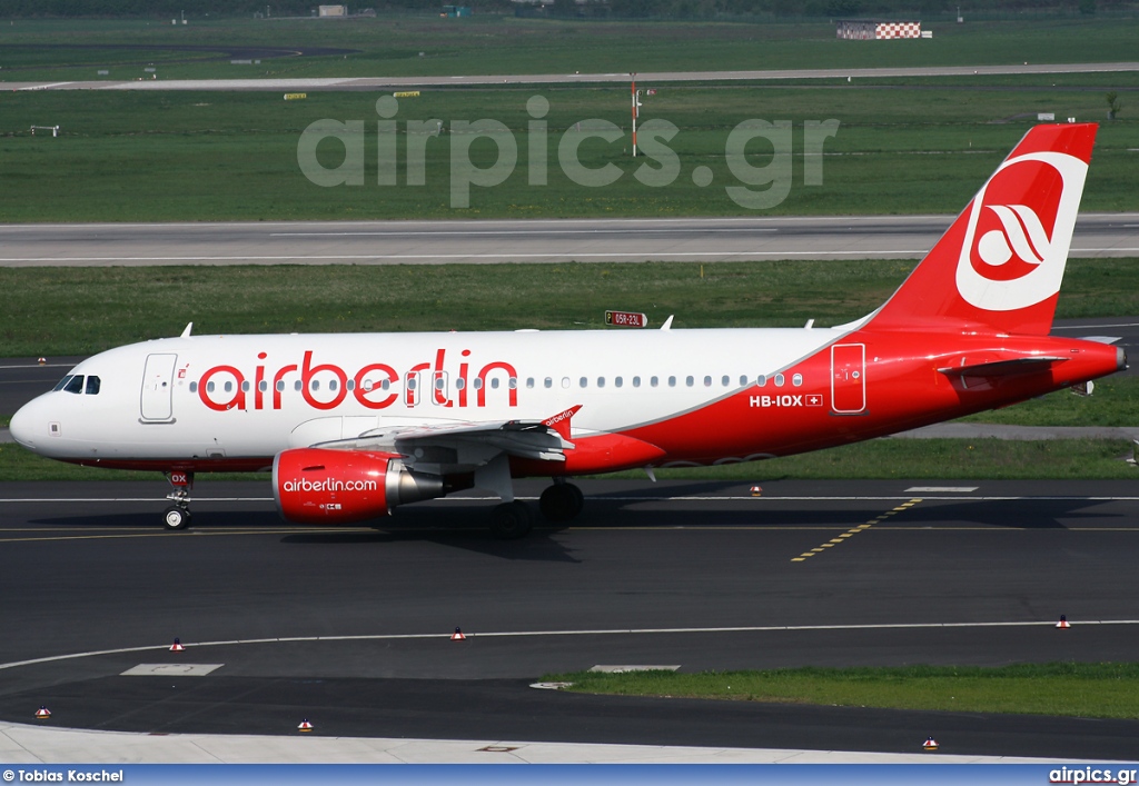 HB-IOX, Airbus A319-100, Air Berlin