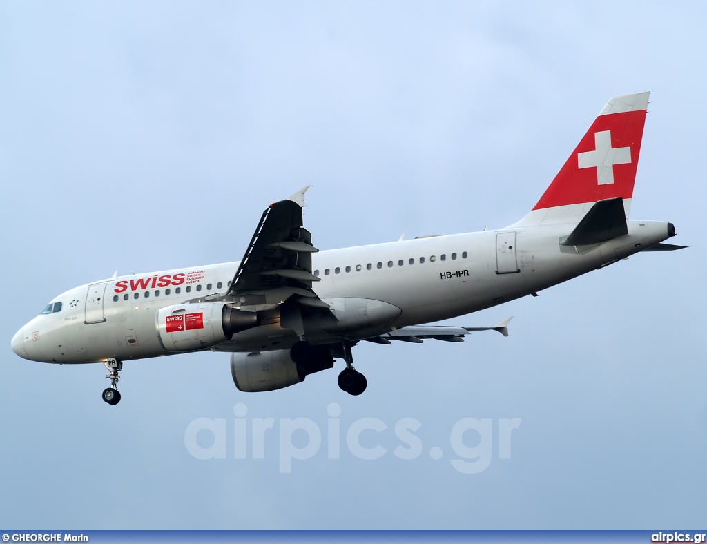 HB-IPR, Airbus A319-100, Swiss International Air Lines