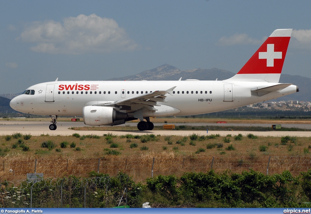 HB-IPU, Airbus A319-100, Swiss International Air Lines