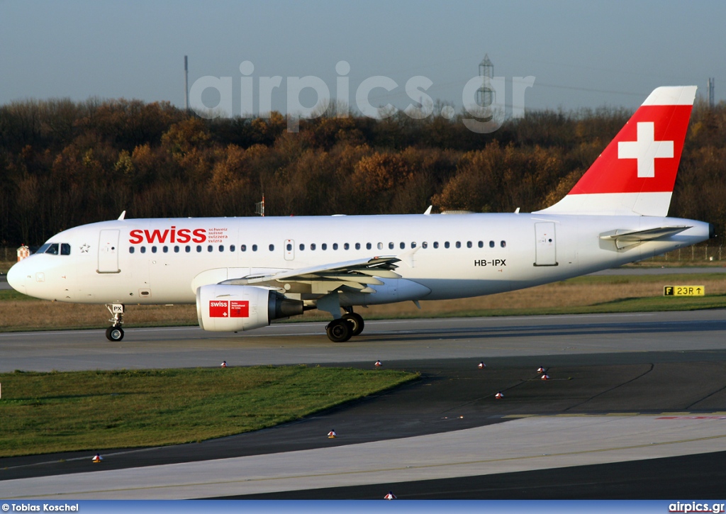 HB-IPX, Airbus A319-100, Swiss International Air Lines