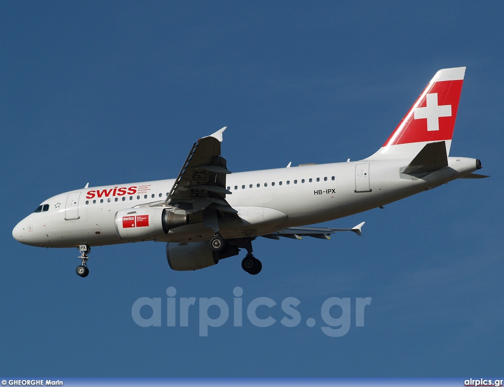 HB-IPX, Airbus A319-100, Swiss International Air Lines