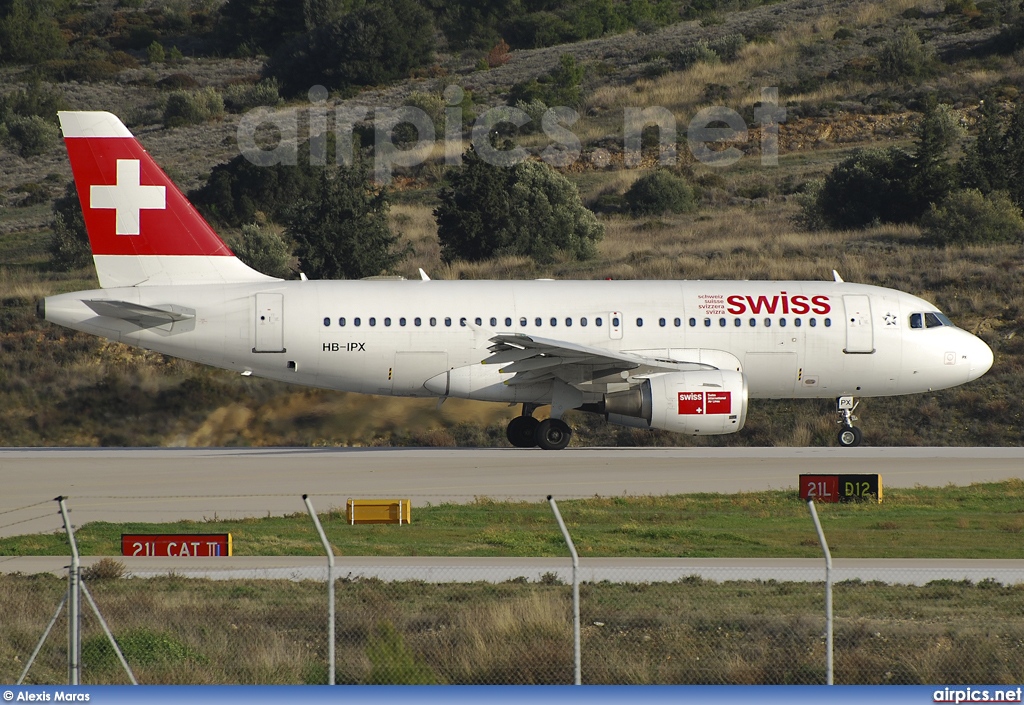 HB-IPX, Airbus A319-100, Swiss International Air Lines