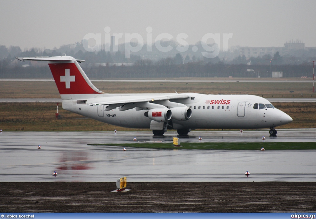 HB-IXN, British Aerospace Avro RJ100, Swiss International Air Lines