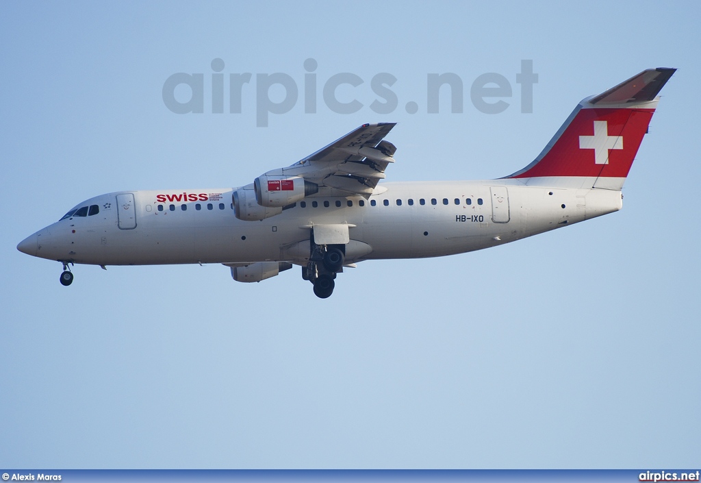 HB-IXO, British Aerospace Avro RJ100, Swiss International Air Lines