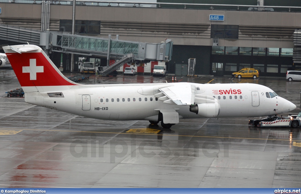 HB-IXO, British Aerospace Avro RJ100, Swiss International Air Lines