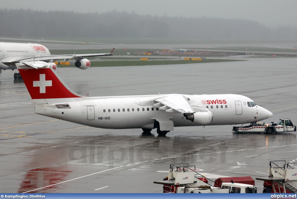 HB-IXO, British Aerospace Avro RJ100, Swiss International Air Lines