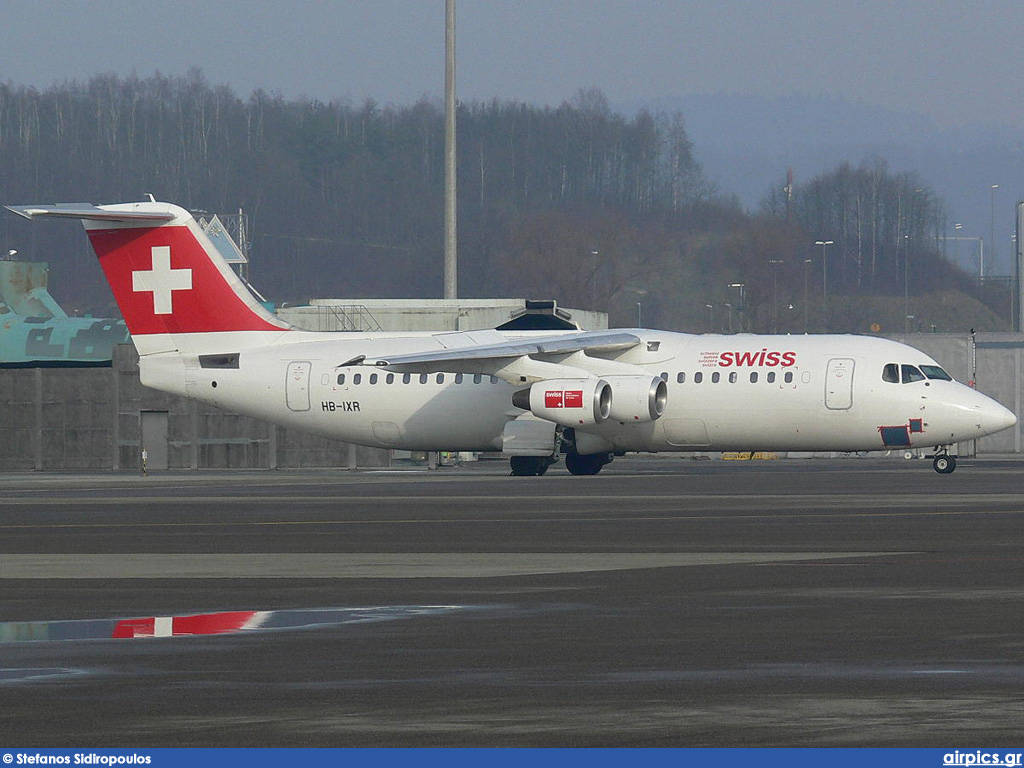 HB-IXR, British Aerospace Avro RJ100, Swiss International Air Lines