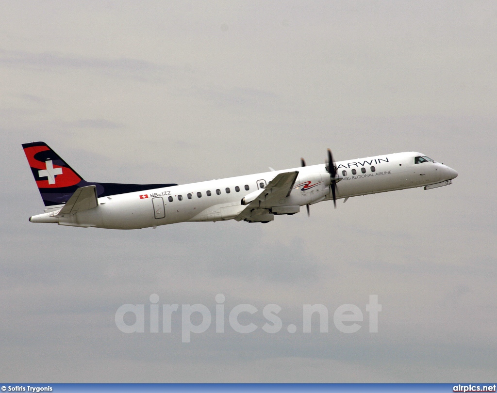 HB-IZZ, Saab 2000, Darwin Airline