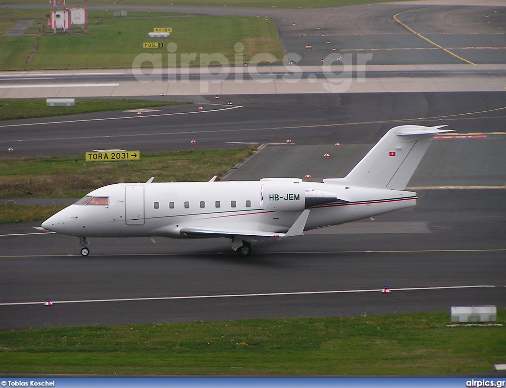 HB-JEM, Bombardier Challenger 600-CL-604, Untitled