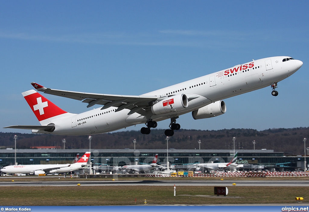 HB-JHA, Airbus A330-300, Swiss International Air Lines