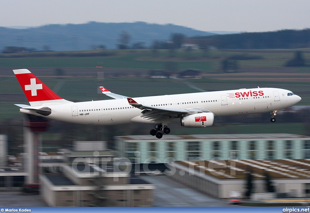 HB-JHF, Airbus A330-300, Swiss International Air Lines