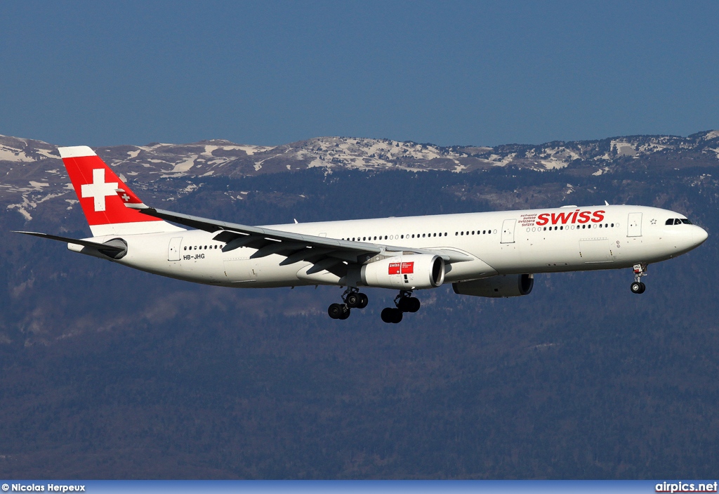 HB-JHG, Airbus A330-300, Swiss International Air Lines