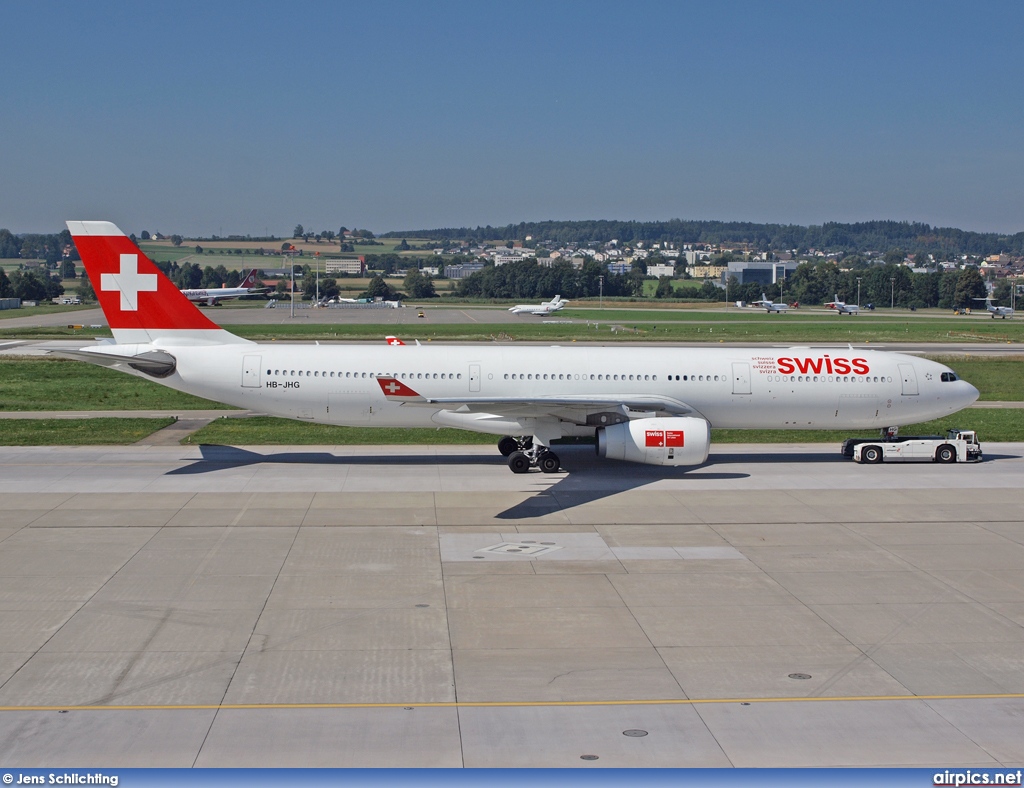 HB-JHG, Airbus A330-300, Swiss International Air Lines