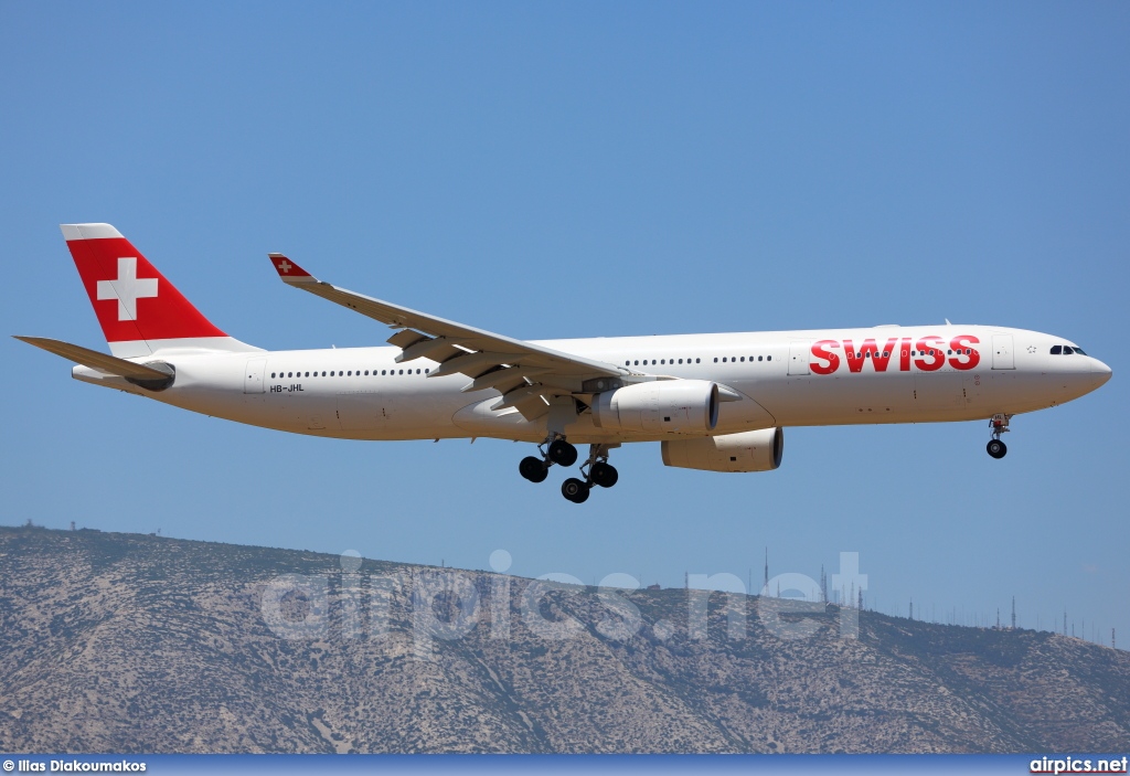 HB-JHL, Airbus A330-300, Swiss International Air Lines