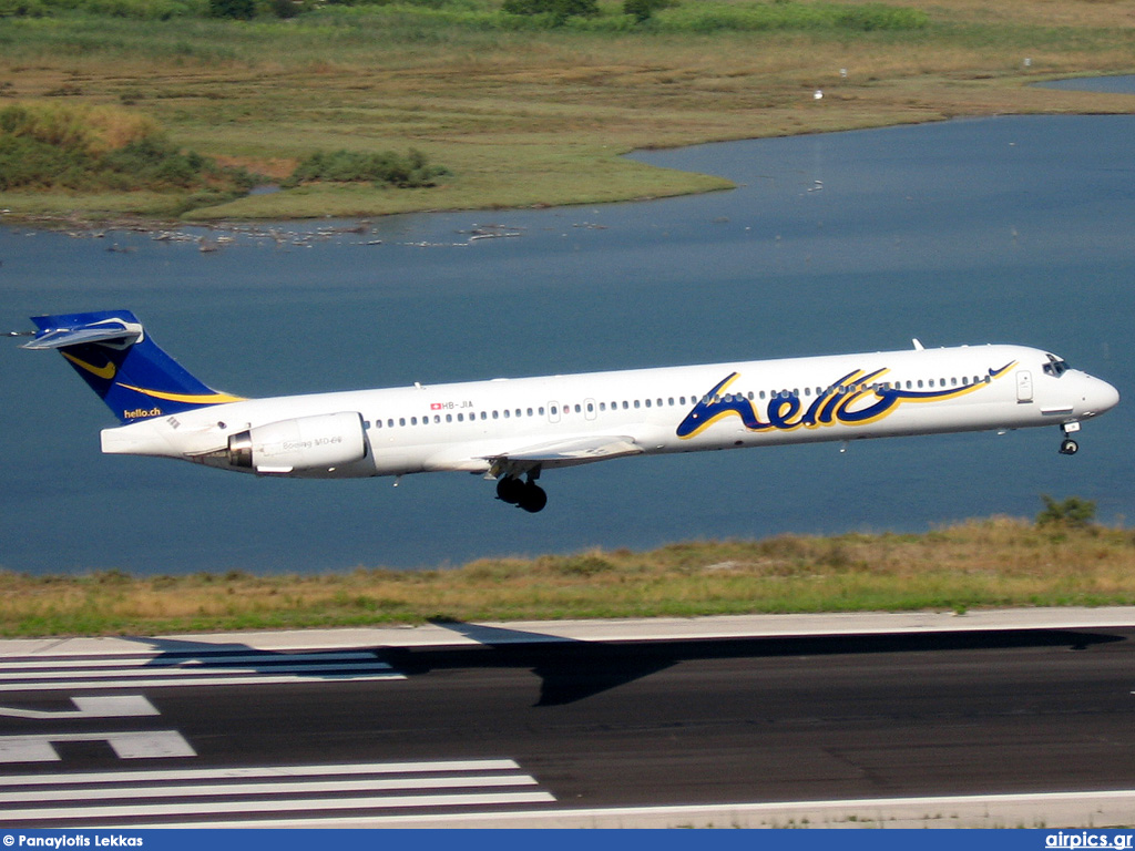 HB-JIA, McDonnell Douglas MD-90-30, Hello