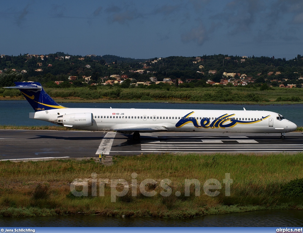 HB-JIB, McDonnell Douglas MD-90-30, Hello