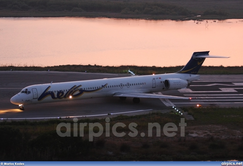 HB-JIF, McDonnell Douglas MD-90-30, Hello