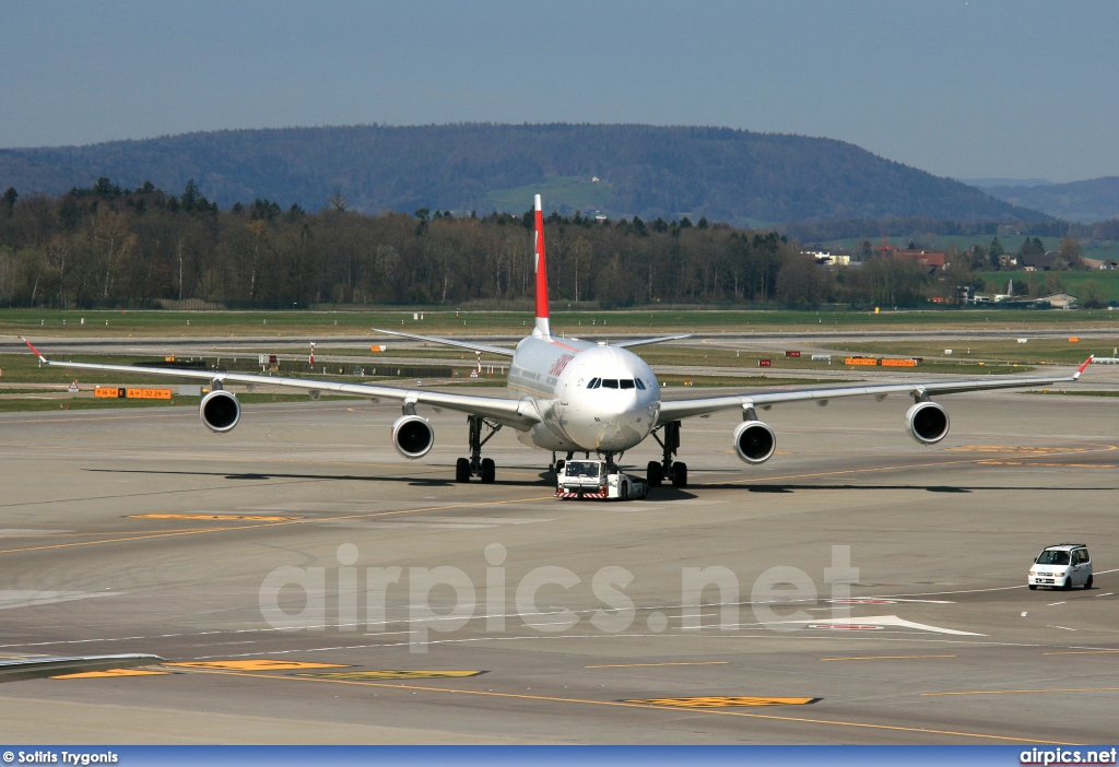 HB-JMA, Airbus A340-300, Swiss International Air Lines