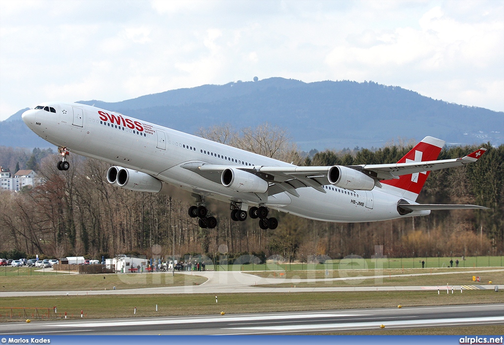 HB-JMB, Airbus A340-300, Swiss International Air Lines