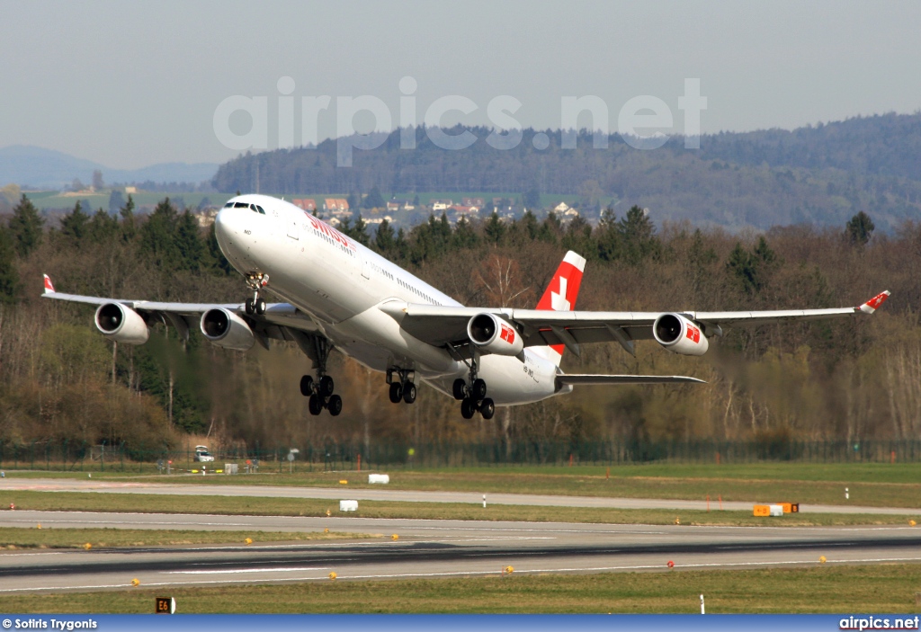 HB-JMD, Airbus A340-300, Swiss International Air Lines