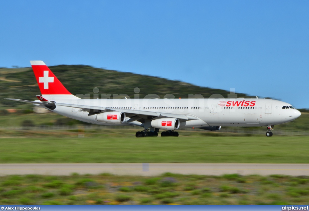 HB-JMD, Airbus A340-300, Swiss International Air Lines