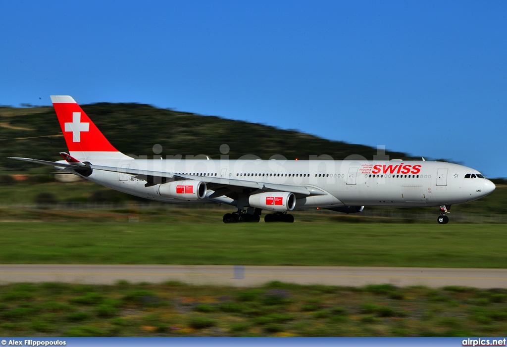 HB-JMD, Airbus A340-300, Swiss International Air Lines