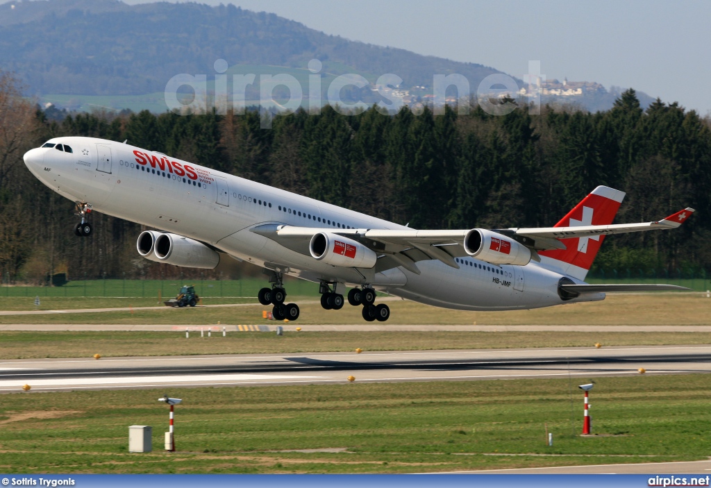 HB-JMF, Airbus A340-300, Swiss International Air Lines