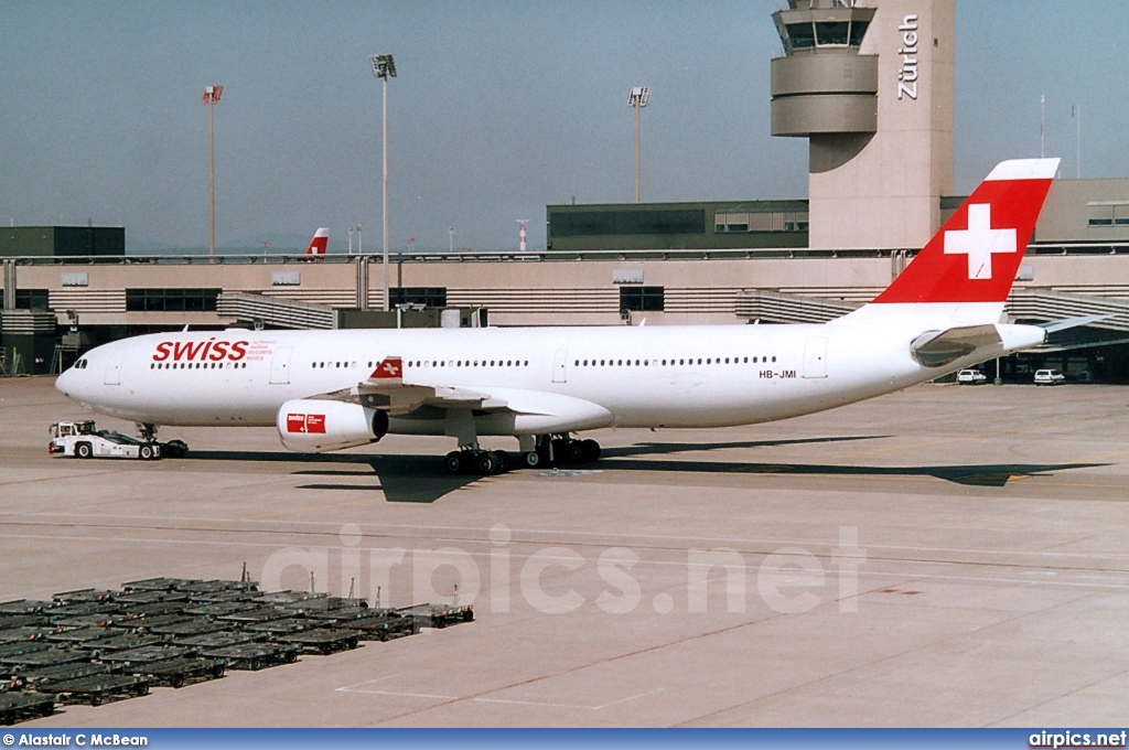 HB-JMI, Airbus A340-300, Swiss International Air Lines