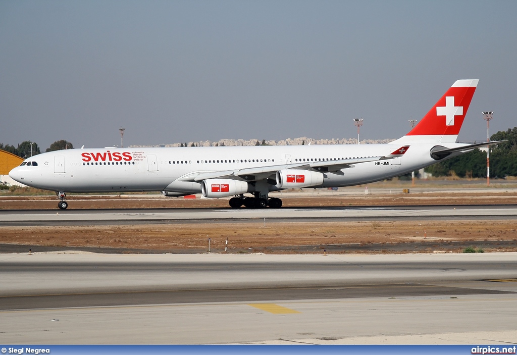 HB-JMI, Airbus A340-300, Swiss International Air Lines