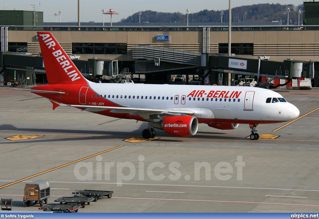 HB-JOY, Airbus A319-100, Belair