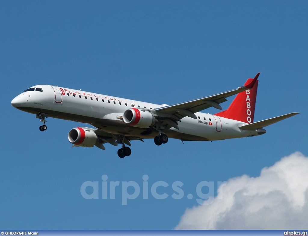 HB-JQF, Embraer ERJ 190-100LR (Embraer 190), Flybaboo