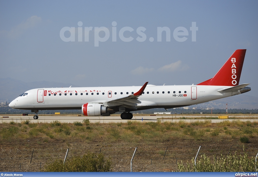 HB-JQG, Embraer ERJ 190-100LR (Embraer 190), Flybaboo