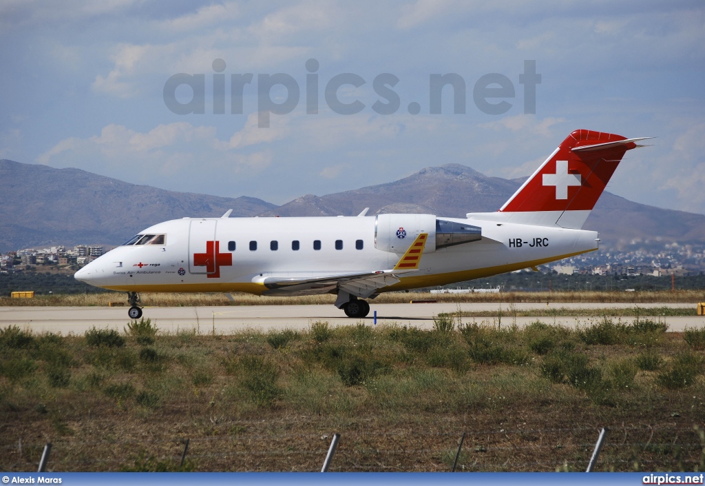 HB-JRC, Bombardier Challenger 600-CL-604, REGA - Swiss Air Ambulance