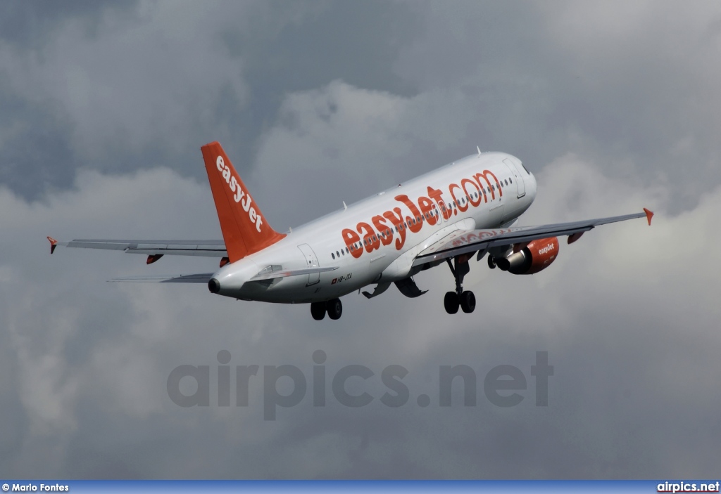 HB-JXA, Airbus A319-100, easyJet Switzerland