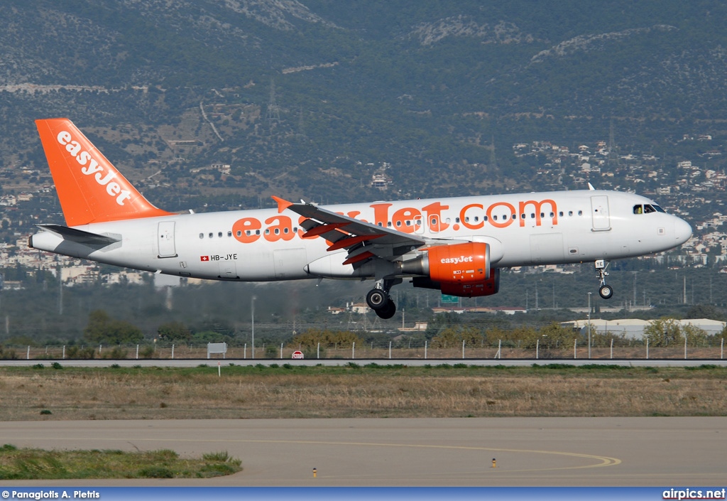 HB-JYE, Airbus A320-200, easyJet