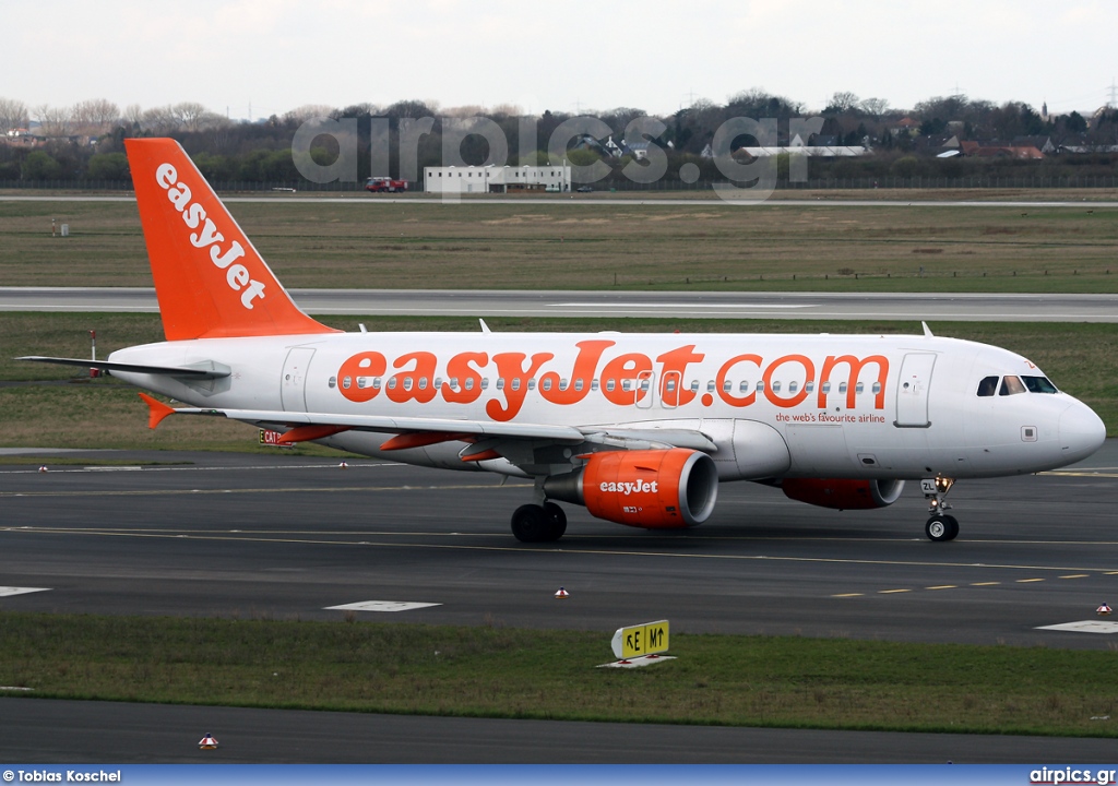 HB-JZL, Airbus A319-100, easyJet